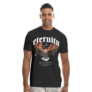 Men's Eternity Grapic T-Shirt With Eagle Design